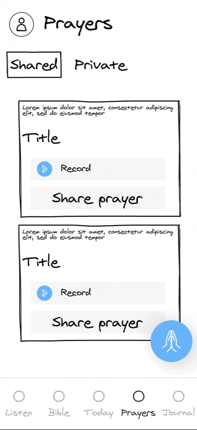 Leave group prayer